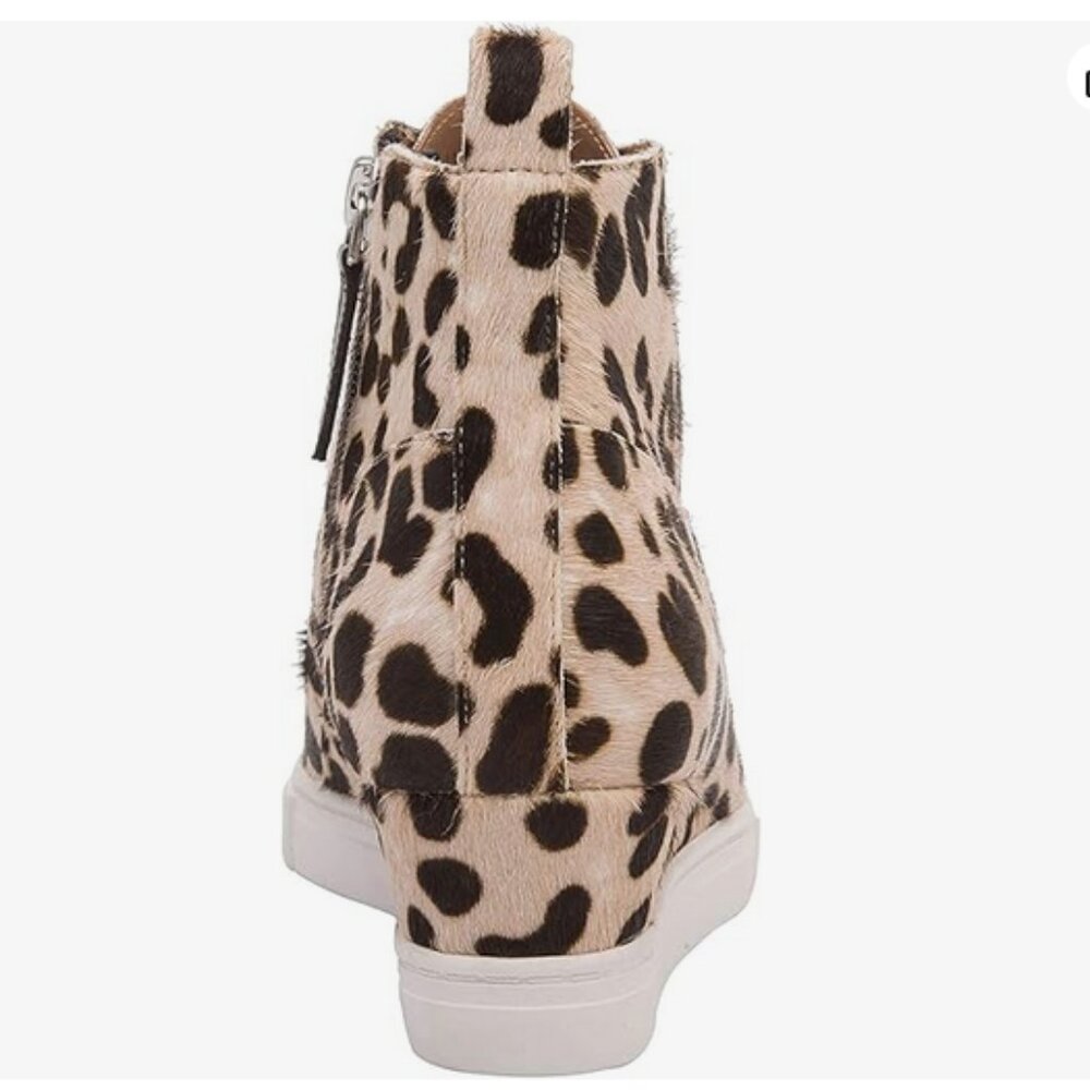 Paolo Leopard Sneaker Booties - Picture 7 of 11